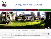 Tablet Screenshot of antiguamontessori.com